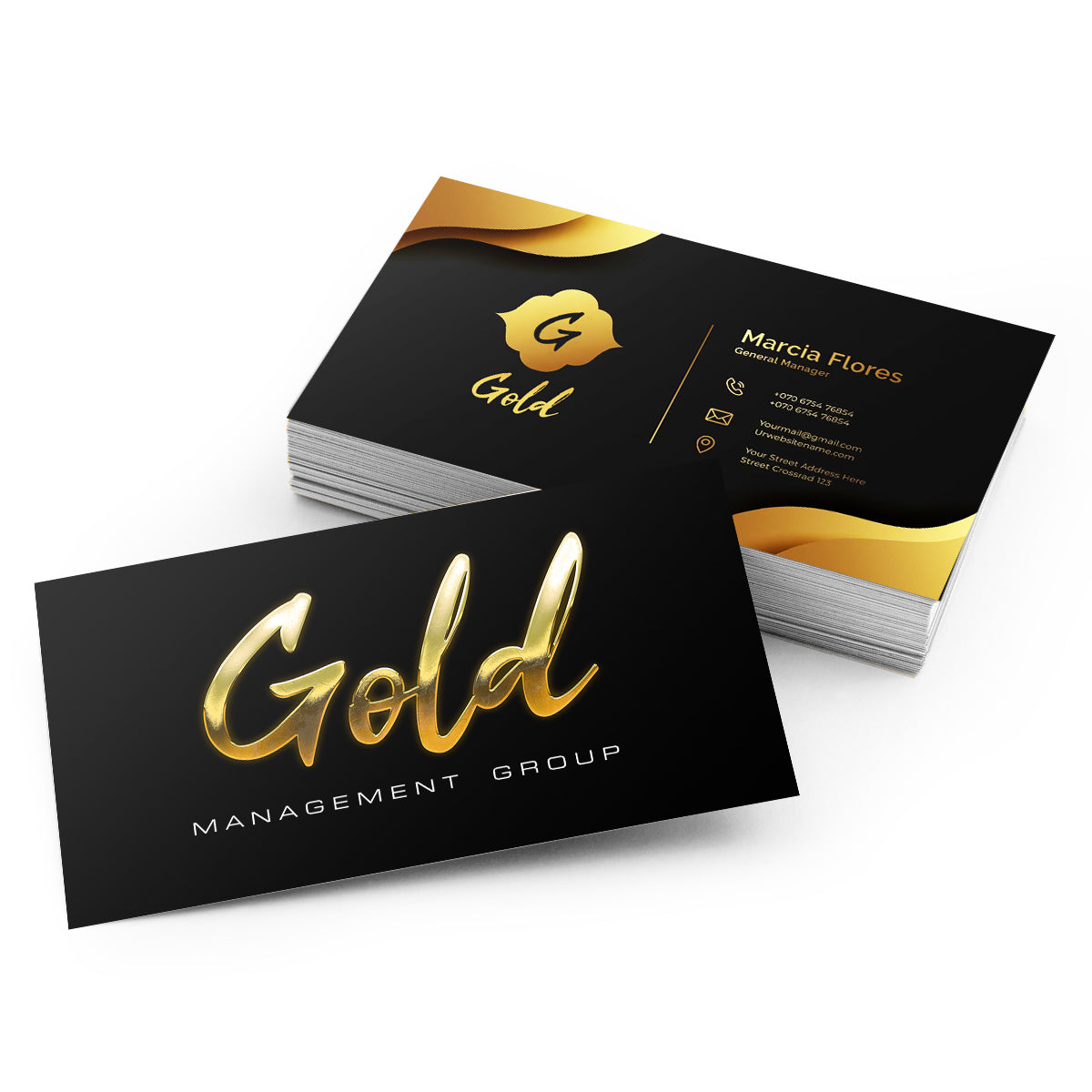 raised holographic foil business cards Raised Foil Business Cards